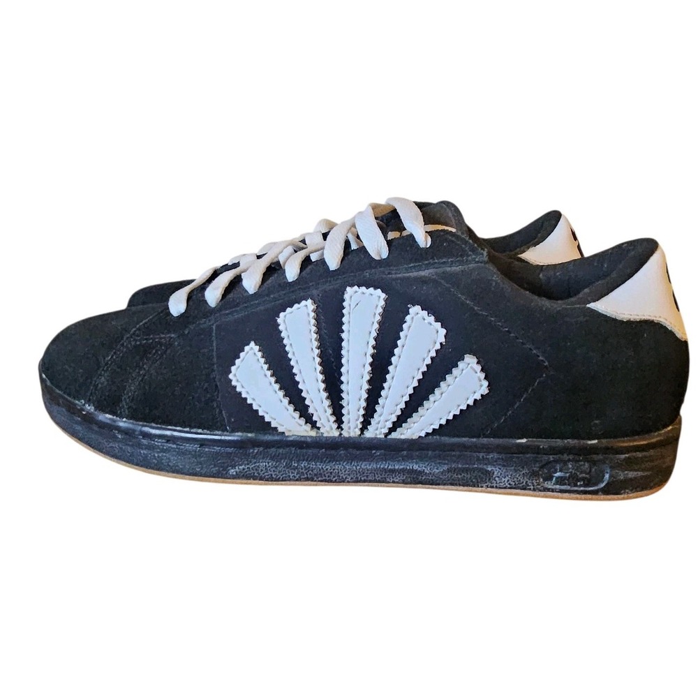 (Sample) Ipath I-Path Lyon skateboard shoes Sz 10 Men rubber sole Y2K Black Whit